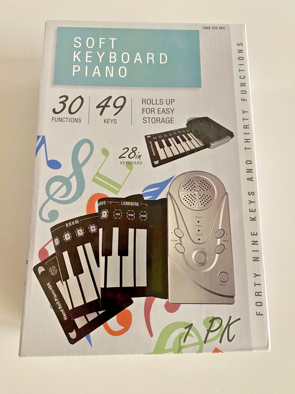 49 Key Roll Up Soft Keyboard Piano 28in 30 Function Learning Modes New